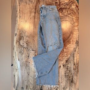 Zara size 4 wide leg jeans